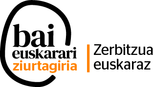 Bai euskarari Ziurtagiria - zerbitzua euskaraz